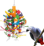 Bird Chewing Toy Large Medium Parrot Cage Bite Toys African Grey Macaws by KINTOR