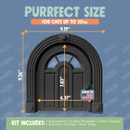 Purrfect Portal Meow Manor® Cat Door Interior Door - Image 6