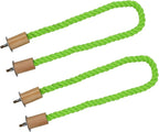 2 Pack Bird Hemp Rope Perch Swing, Bird Cage Stand Pole Accessories, Paw - Image 3