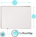 CatGuru Cat Food Mat, Small & Large Pet Feeding Mat, Waterproof Cat Tray - Image 2