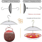 8" Mini Rain Cover for Bird Feeder/House - Image 3