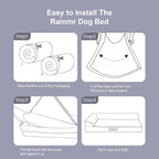 Orthopedic Dog Bed for Small and Medium Dogs, Memory Foam Pet Bed - Image 8
