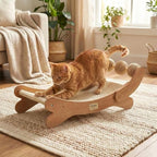 Sisal Cat Scratcher Bed with 3 Toy Balls - Image 2