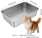 X-Large Stainless Steel Litter Box - Image 2