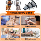 Vivifying Cat Cone, Adjustable Recovery Pet Cone, Lightweight Plastic - Image 6