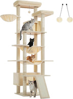 81" Heavy Duty Cat Tree for Large Cats up to 20lbs by MUTTROS