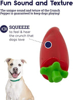 Petstages Crunch Veggies Pepper Dog Chew Toy - Image 4