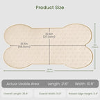 Dog Food Mat Anti-Slip Silicone Dog Bowl Mat Thicker Pet Placemat Waterproof - Image 2