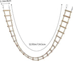 Bird Ladder Bridge, Wooden Pet Hamster Climbing & Swing Toys, Cage Accessories - Image 6
