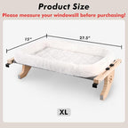 AMOSIJOY Cat Sill Window Perch Sturdy Hammock Window Seat - Image 3