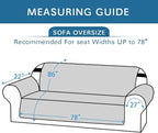 H.VERSAILTEX Reversible Sofa Slipcover Furniture Protector Water Resistant 2" - Image 2