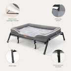 Lekereise Raised Dog Bed for Small Dog 32x25 Inch, Comfortable Orthopedic Pet - Image 6