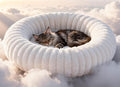 Self Warming Cat Bed, Donut Pet Bed by Unknown
