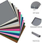 Dog Food Mat, Silicone Waterproof Food Tray, Non Slip Pet Bowl Mats Placemat - Image 2