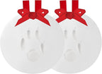 Pearhead Pawprints 2-Pack Christmas Ornament, DIY No Mess Pet Paw Print Holiday by Pearhead