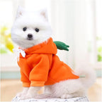 Warm Dog Winter Clothes Cute Fruit Dog Coat Hoodies Fleece Pet Dogs Costume - Image 4