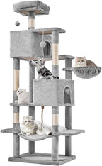 Sweetcrispy 66 Inch Cat Tree Tower, Pet Condo - Image 7