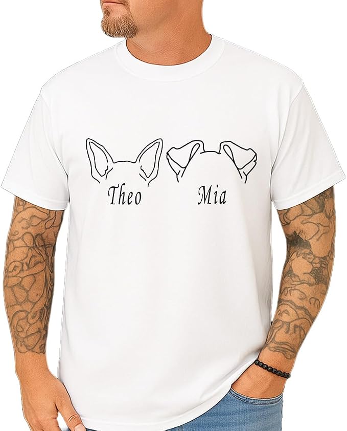 Custom Dog Mom Shirt for Women Pet Ears Sweatshirt - Image 4