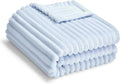 Soft Fleece Baby Blanket Ultra Cozy Blue Baby Blankets by Eonkasp