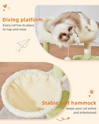 Taoqimiao Cat Tree, 38.5-Inch Cat Tower - Image 4