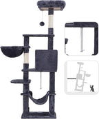 Hey-brother Cat Tree with Large Hammock, Cat Condo with Sisal-Covered - Image 5