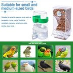 Hamiledyi No Mess Bird Feeders Automatic Parrot Feeder Drinker Acrylic Seed - Image 7