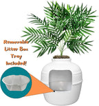 Good Pet Stuff Hidden Litter Box Planter, Decorative Cat Litter Enclosure - Image 3
