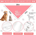 Big Sister Big Brother Dog Bandanas, Adjustable Double Sided Pet Bandana - Image 7