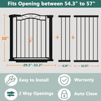 Fairy Baby 54.4"-57.0" Extra Wide Baby Gate - Image 2