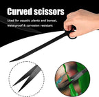 Aquarium Aquascaping Tool Stainless Steel Aquascape Tools Kit 4 in 1 Anti-Rust - Image 5