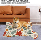 Colorful Leaf Seamless Dogs Beds Dog Bed Anti Slip Bed Mats - Image 2