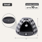 BALANCE Cat Beds for Indoor Cats, 2-in-1 Cat Bed Cave - Image 5