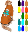 Custom Dog Hoodie Personalized Photo Text Logo Name Dog Clothes, Soft & Warm by Mynvzrk