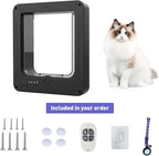 Smart Cat Door for Interior & Exterior Doors, Inter Frame Size 8.34" x 7.83" - Image 7