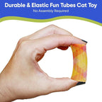 SPOT Kitty Fun Tubes Cat Toy | Bouncy Cat Toy - Image 4