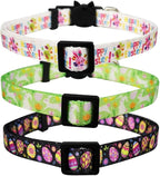 3 Pack Easter Cat Collar with Bell Breakaway Adjustable - Image 2