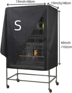 Bird Cage Cover, Breathable Black Out Lightweight Washable Dust Proof Hood - Image 5
