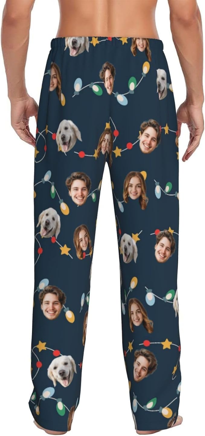 Personalized Pajama Pants For Men Women Custom Pajama Pants - Image 3
