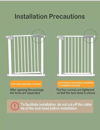 Extra Long Baby Gate Extra Wide, Large Dog Gate Indoor, Child Proof Gate - Image 6