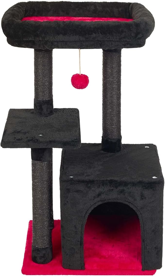 FISH&NAP Cute Cat Tree Kitten Cat Tower by FISHNAPthemeaningisthatcatliketoeatfishandhaveanaphopeyourbabylikeit