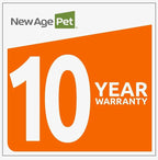 New Age Pet ECOFLEX Brea Dog Food Pantry in Black, Two 32 oz Bowls, Moisture - Image 10