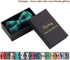 Cat Collar Breakaway with Bell and Bow Tie, Plaid Design Adjustable Safety - Image 2