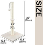 Dimaka 29" Height Tall Cat Scratching Post, Claw Scratcher - Image 2