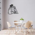 Woman Dog Metal Wall Decor - Image 7