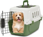 MoNiBloom 18-Inch 2-Door Top Loading Cat Carrier, Plastic Dog Crate Hard-Sided by Monibloom