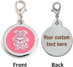 Personalized Funky Dog Design Pet ID Tags - Image 2