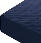 OhGeni 100% Waterproof Mattress Protector, Queen-Navy Blue Size Mattress Pad - Image 8