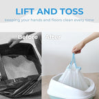 80 Pack Cat Litter Bags with Drawstring, Compatible with Litter-Robot 3/4 Heavy - Image 4
