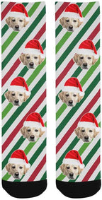 Custom Face Socks, Personalized Dog Lover Pet Photo Picture on Socks Unisex - Image 3