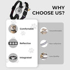 AirTag Cat Collar, Breakaway Cat Air Tag Collar, Reflective Cat Collar - Image 5